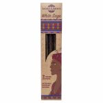 White Sage Sacred Elements Artisanal Organic Incense Sticks, 12 Boxes of 10 Sticks